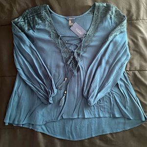 Blue Forever21 top